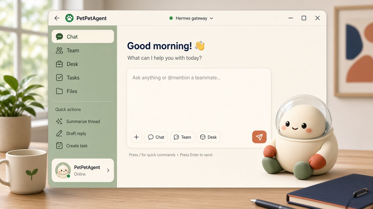 PetPetAgent desktop office